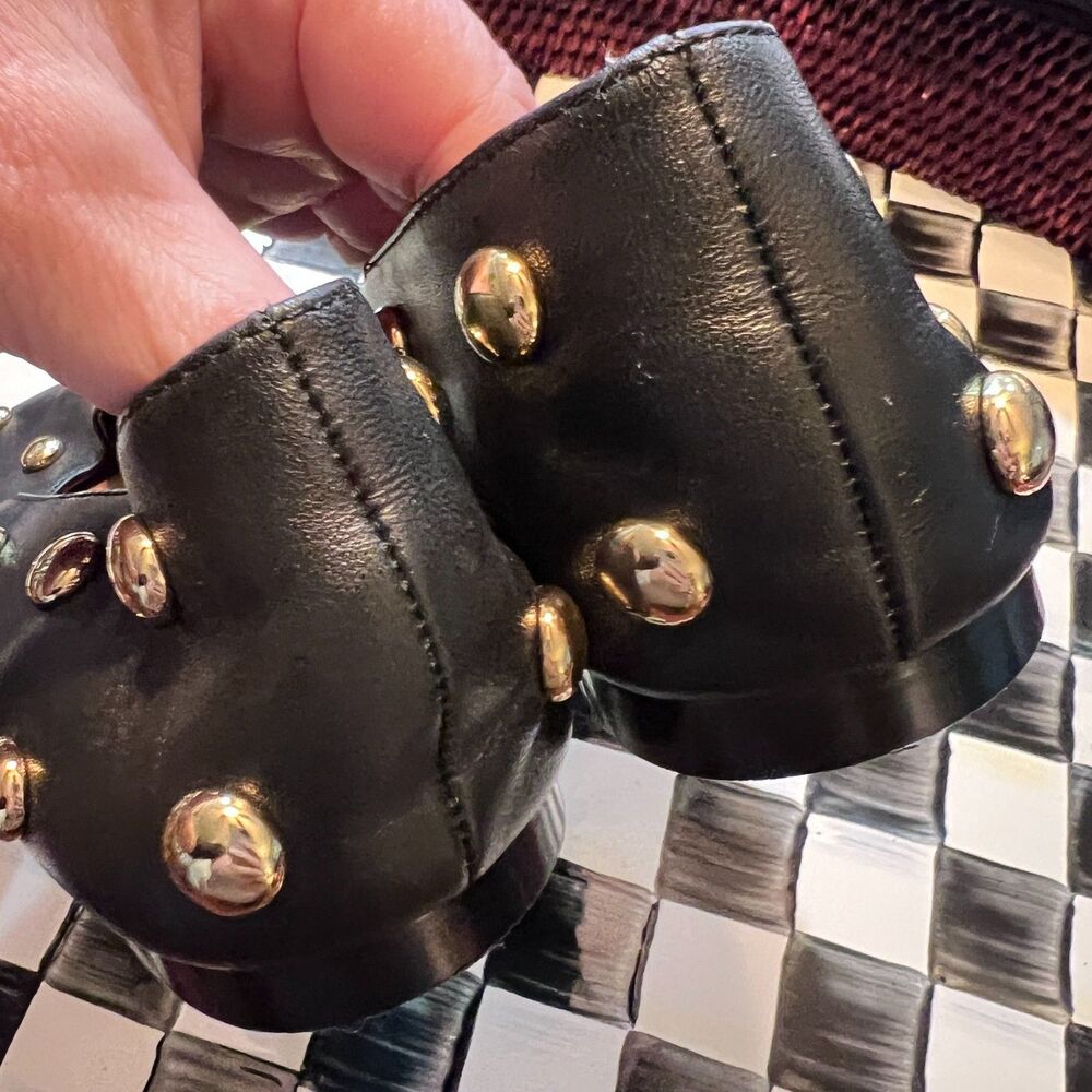 MADEWELL 11 The Mylie Ballet Big Dome Stud Leather Flat NX065 - Picture 6 of 8